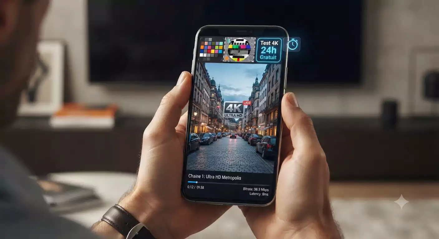 comment tester iptv with 4k avant acheter