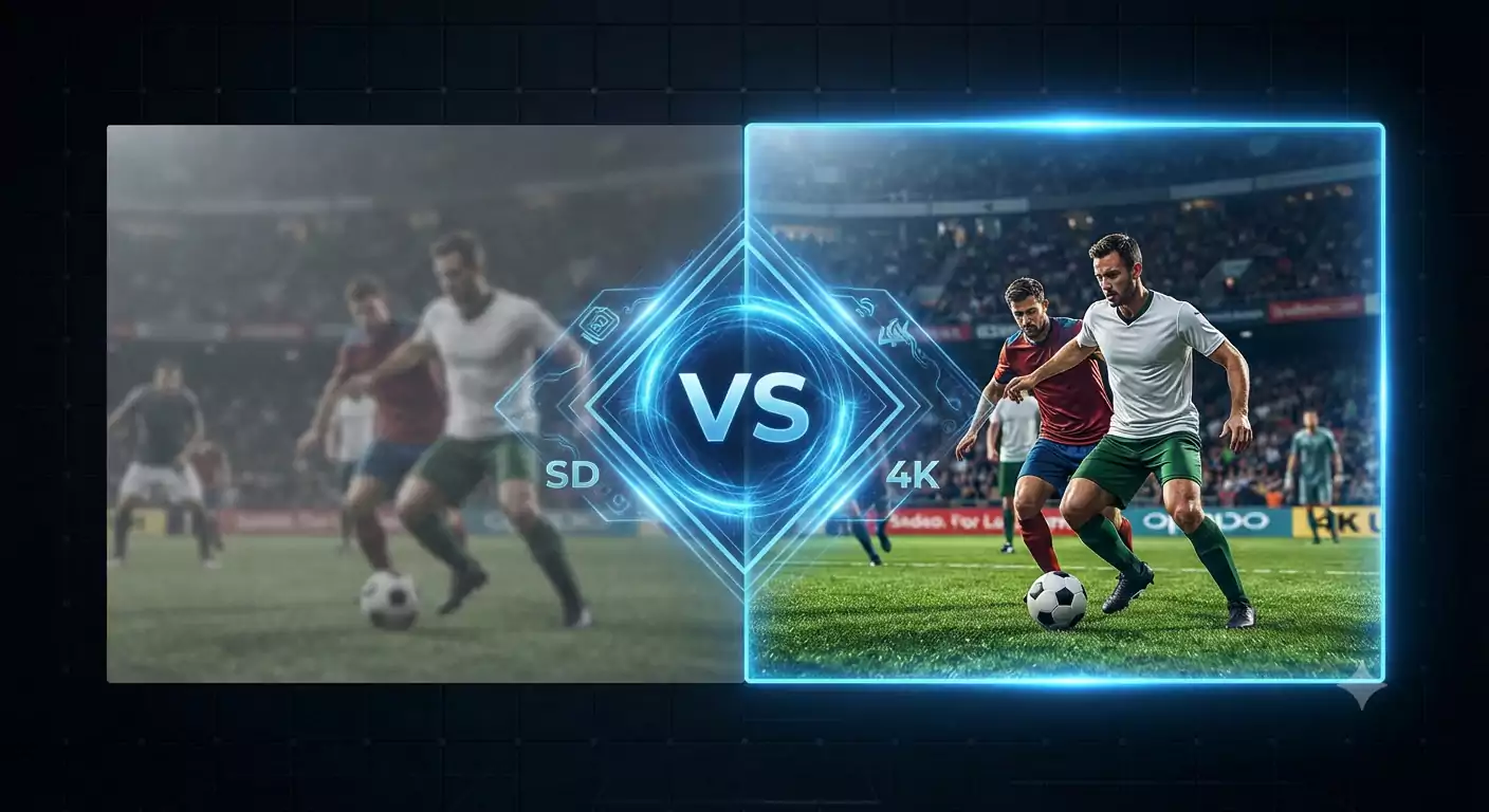 iptv 4k vs hd difference qualite